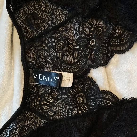 NWT cute black lace sleep set, medium - Picture 4 of 8